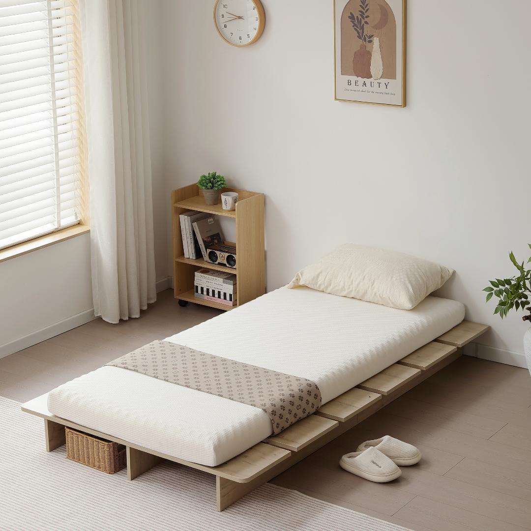 超人気【幅100cm】ベッドフレーム すのこベッド おしゃれ NATURAL
