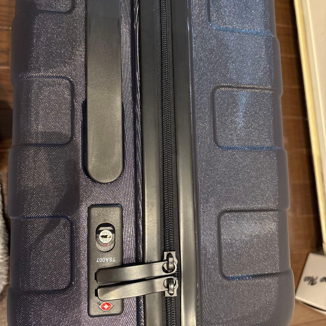 美品☆無印良品　バーを自由に調節できる　ハードキャリーケース（36L）黒