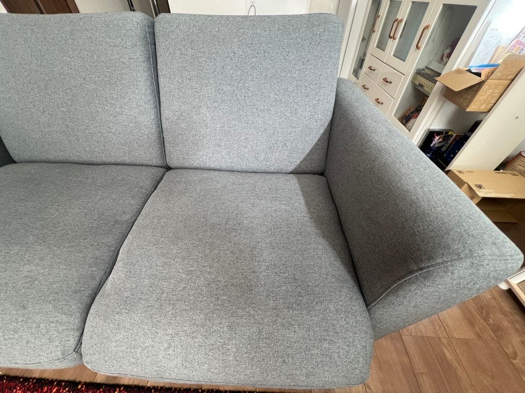 ニトリ布張りソファベッド (フォワードGY)