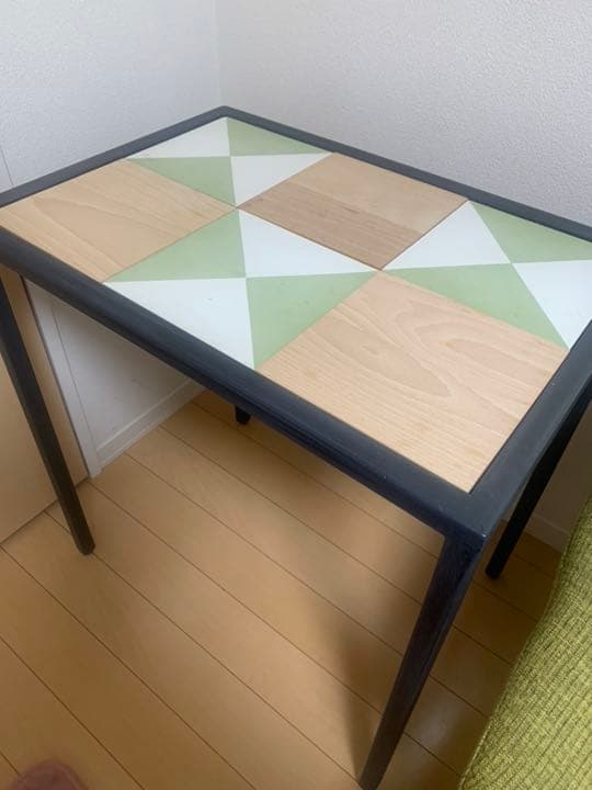 タイルテーブル レンガ調 インテリア 北欧