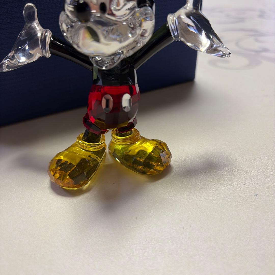 ★希少品★スワロフスキー　ディズニーコレクション　置物　ミッキーマウス　美品