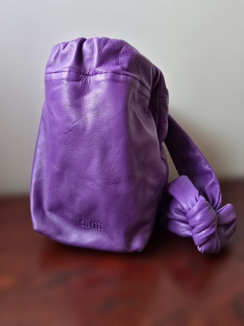 バッグ chiiiibag String Kinchaku purple