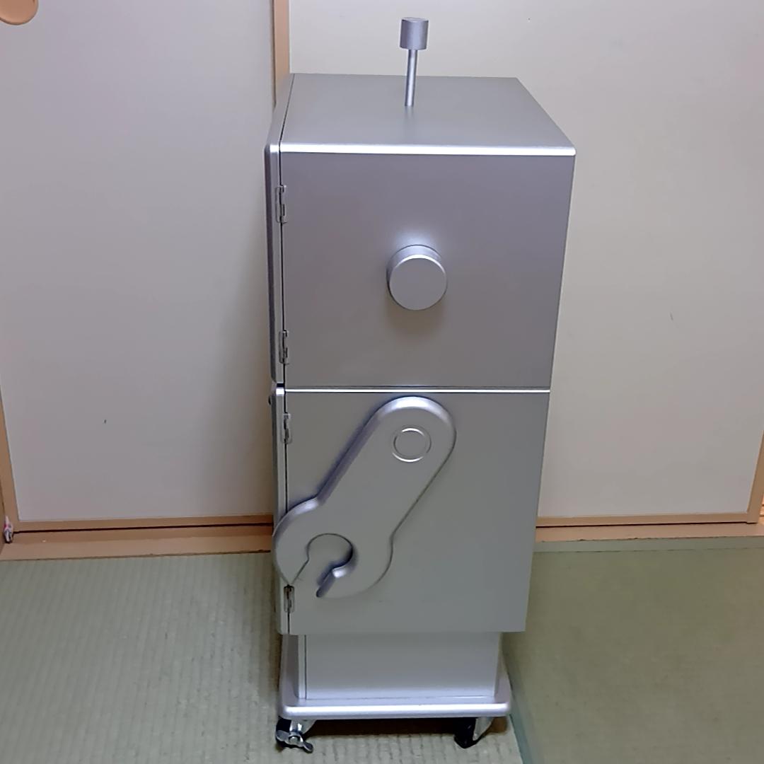 【レア】ROBIT　ロビット　収納ロボ　キャスター付き　シルバー