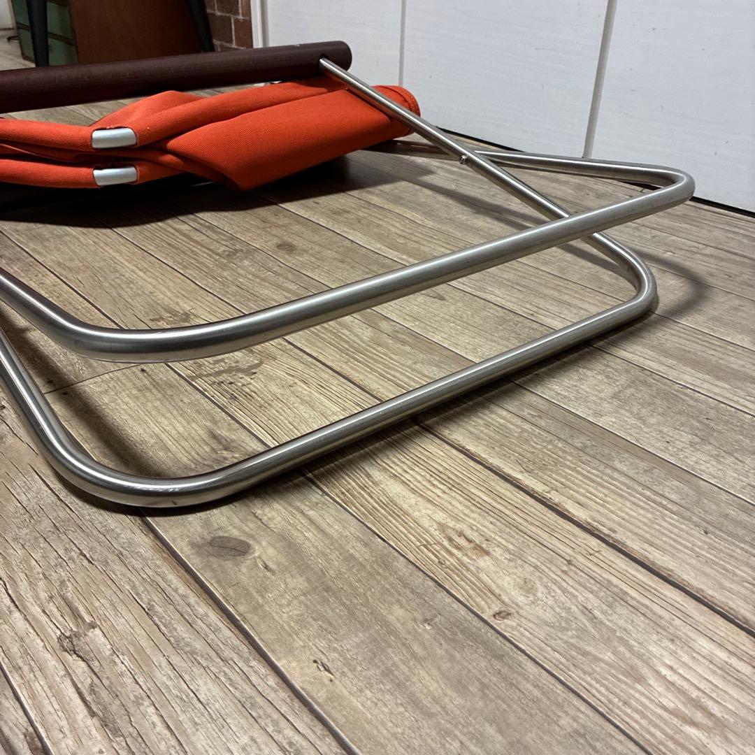 【クリーニング済】ニーチェアx Nychair Dark brown×レンガ