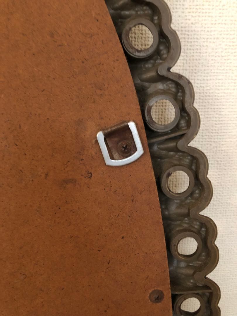 アンティーク オーバル型壁掛けミラー 大型