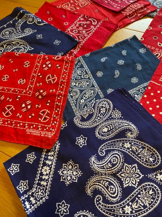 ビンテージ　バンダナ　16枚セット