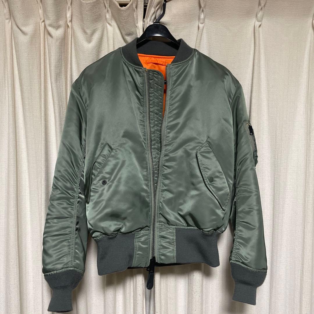 ALPHA MA-1 縦ステッチ　スティーブマックイーンモデル　ハンターモデル