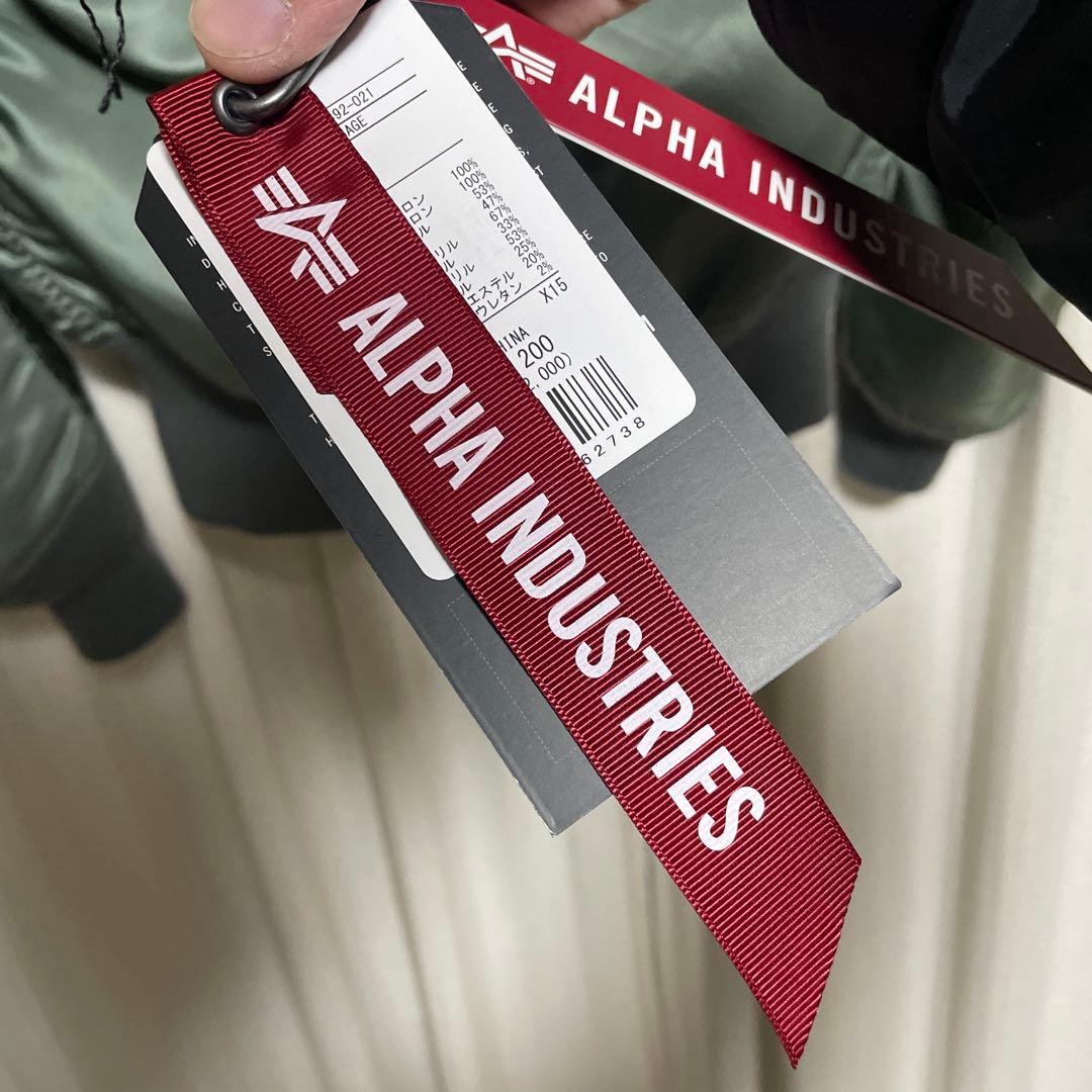 ALPHA MA-1 縦ステッチ　スティーブマックイーンモデル　ハンターモデル