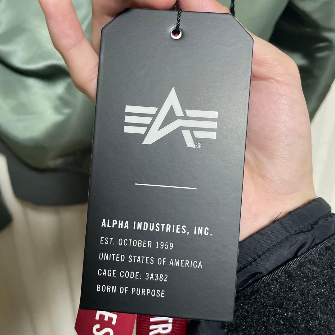 ALPHA MA-1 縦ステッチ　スティーブマックイーンモデル　ハンターモデル