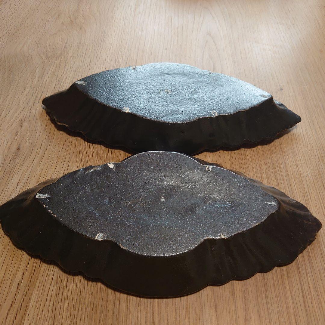 最終価格＊長峰菜穂子さん　菱形ドレープ皿　2客セット