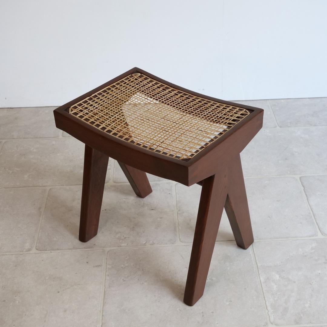 Pierre Jeanneret STOOL ラタン張り リプロダクト