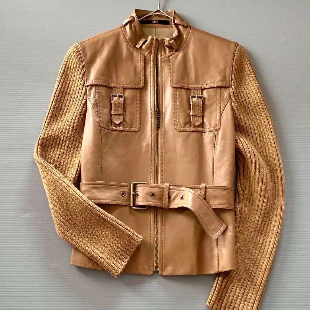 DAKS ダックス　羊革　ラムレザー ジャケット