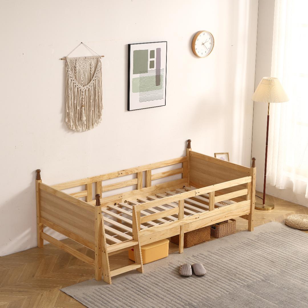 【新作】313588 新sku ロータイプ ロフトベッド 木製 システムベ