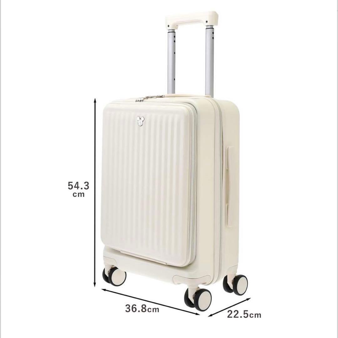 ディズニーストア　ミッキー　スーツケース　アイボリー