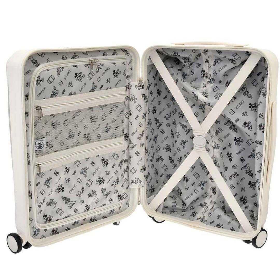 ディズニーストア　ミッキー　スーツケース　アイボリー