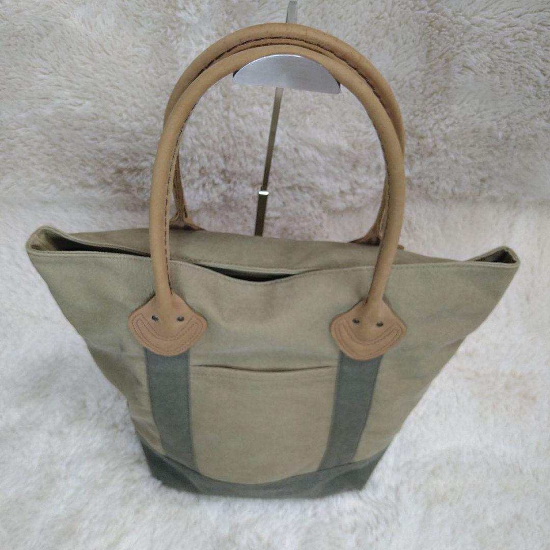 90s L.L.Bean ヴィンテージレザーハンドル トートバッグ ブラウン