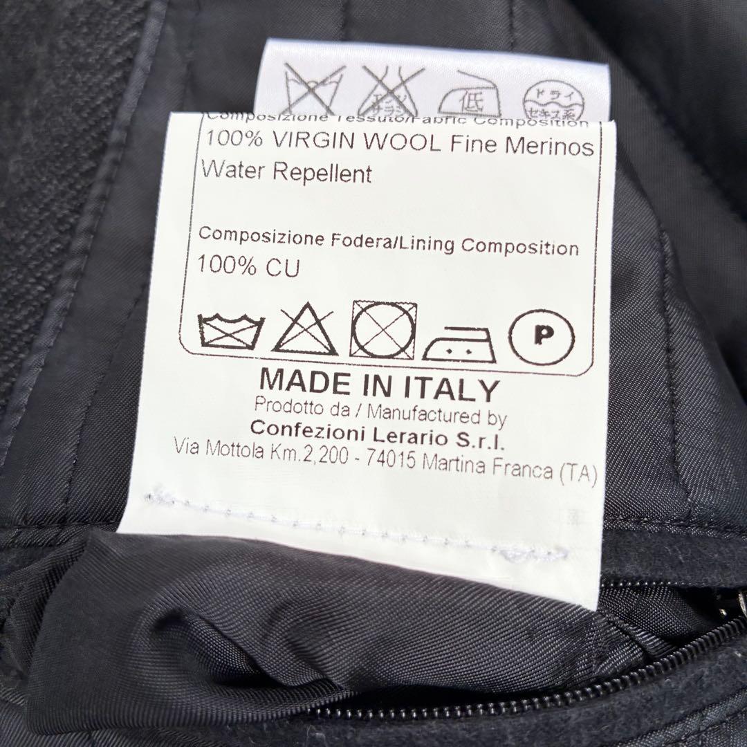 タリアトーレ トレンチコート 44 ウール ダブル ベルト付き ファインメリノ