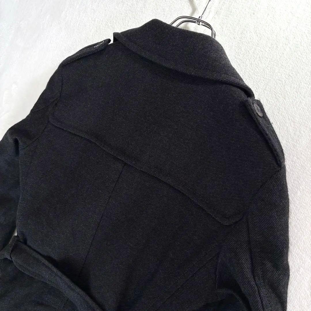 タリアトーレ トレンチコート 44 ウール ダブル ベルト付き ファインメリノ