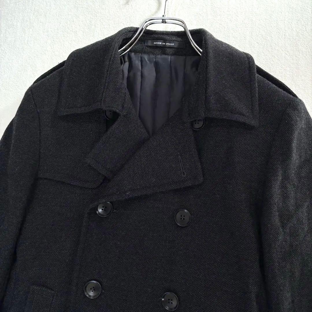 タリアトーレ トレンチコート 44 ウール ダブル ベルト付き ファインメリノ