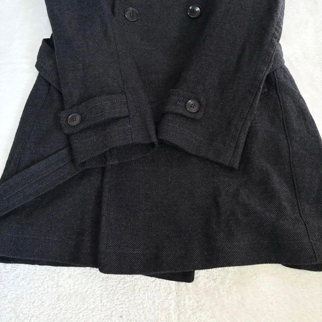 タリアトーレ トレンチコート 44 ウール ダブル ベルト付き ファインメリノ