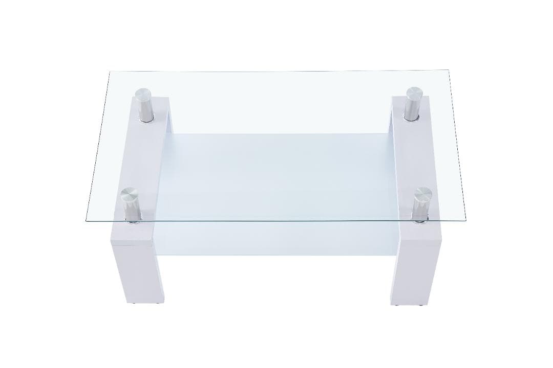 センターテーブル ローテーブル ガラス リビングテーブル モダンコーヒーテーブル