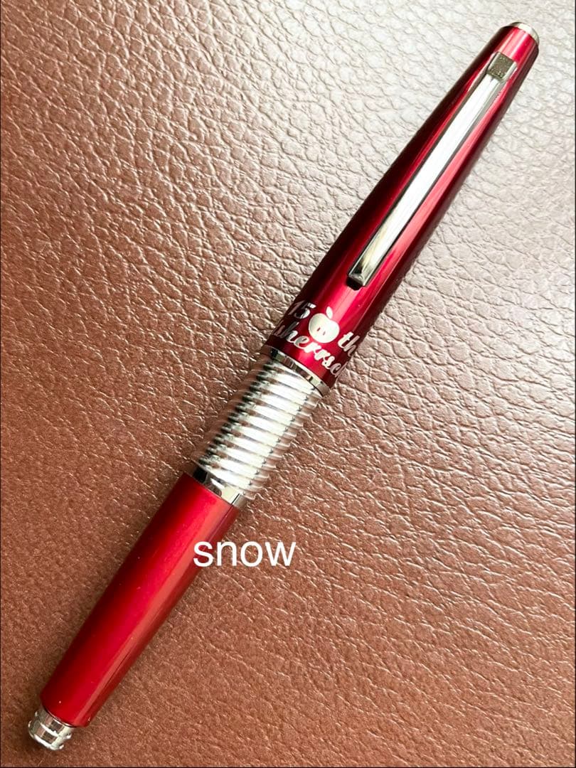 ぺんてる ケリー グーツヘルシャフト 椎名林檎 レッド カスタムグリップつき