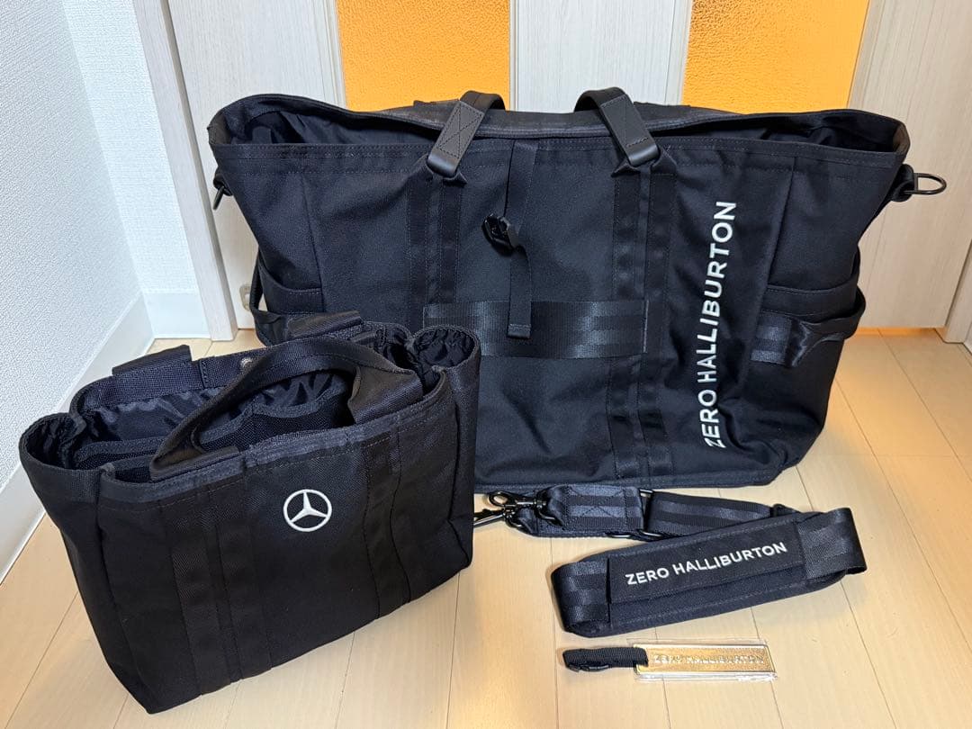 ゼロハリバートン　メルセデス・ベンツ　ゴルフ用バッグ 2点セット