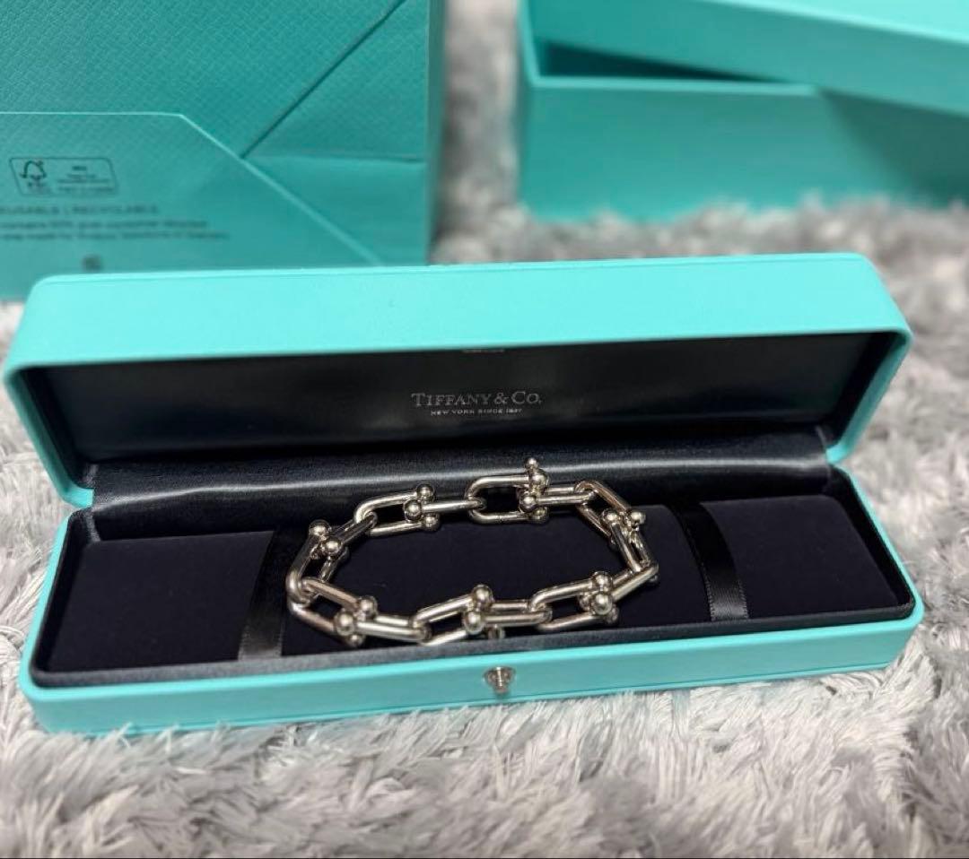 【Tiffany&Co.】ラージ リンク ブレスレット【ティファニー】