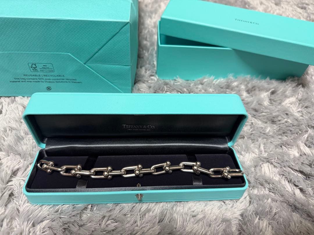 【Tiffany&Co.】ラージ リンク ブレスレット【ティファニー】