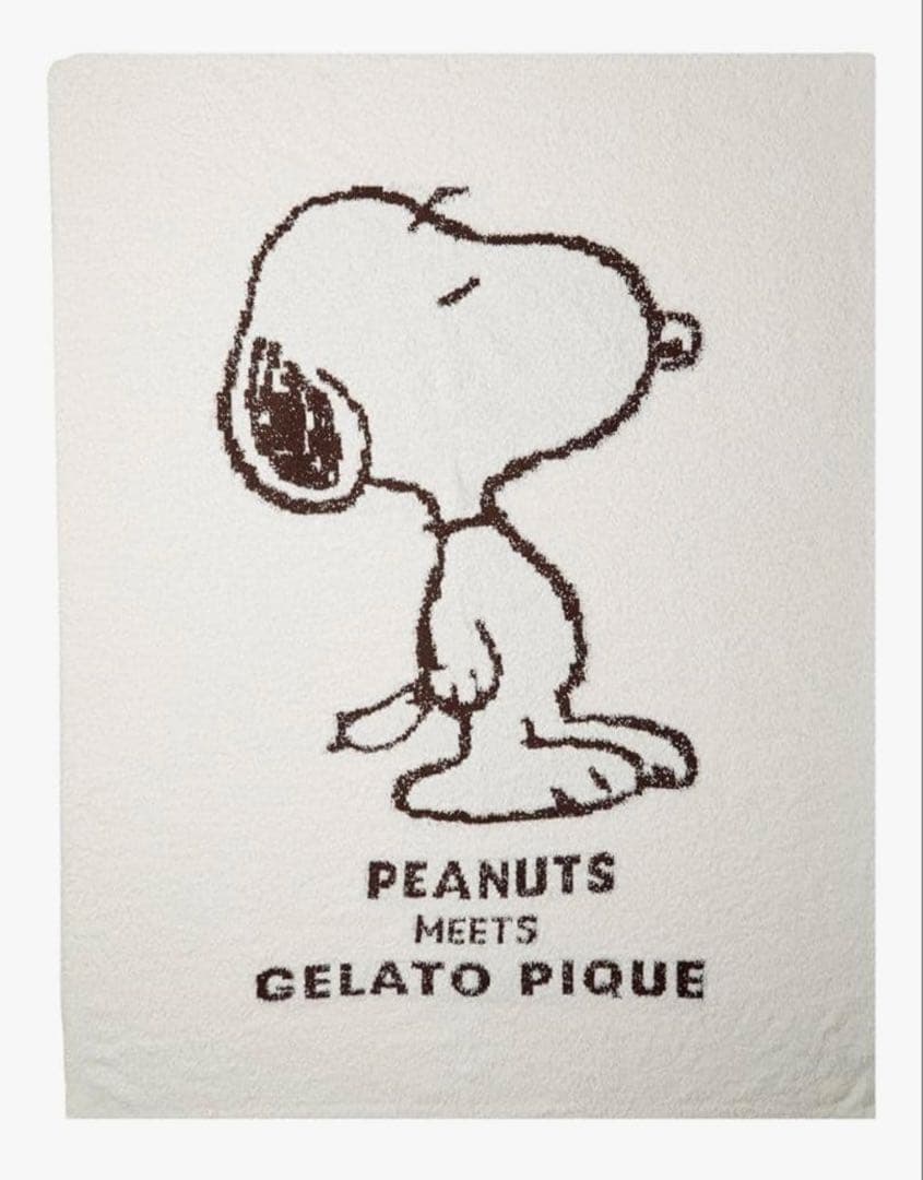 ジェラートピケ PEANUTS マルチカバー ブランケット スヌーピー