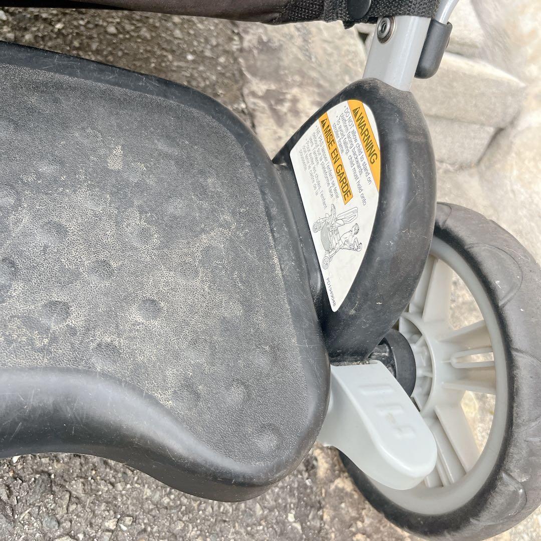 グレコGRACO 2人乗りベビーカー 日よけカバーあり 折りたたみ式