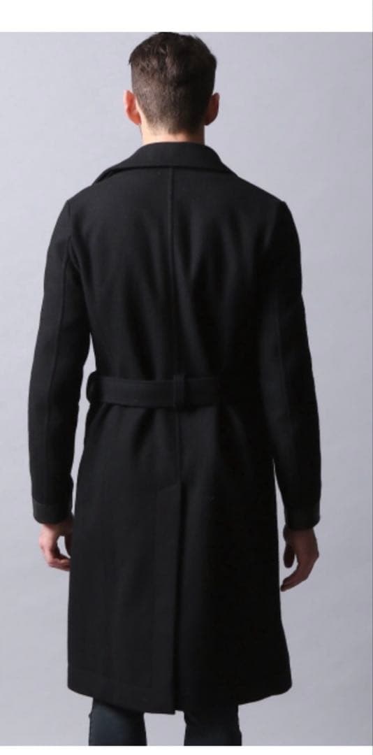 ま*ぁ様 5351POUR LES HOMMES ストームコート　ブラック　サイ