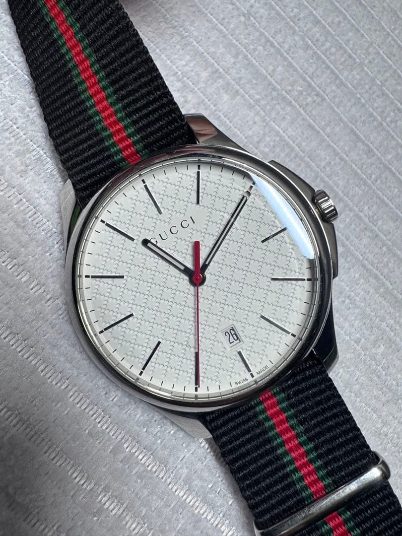 GUCCI ホワイトダイヤル 時計