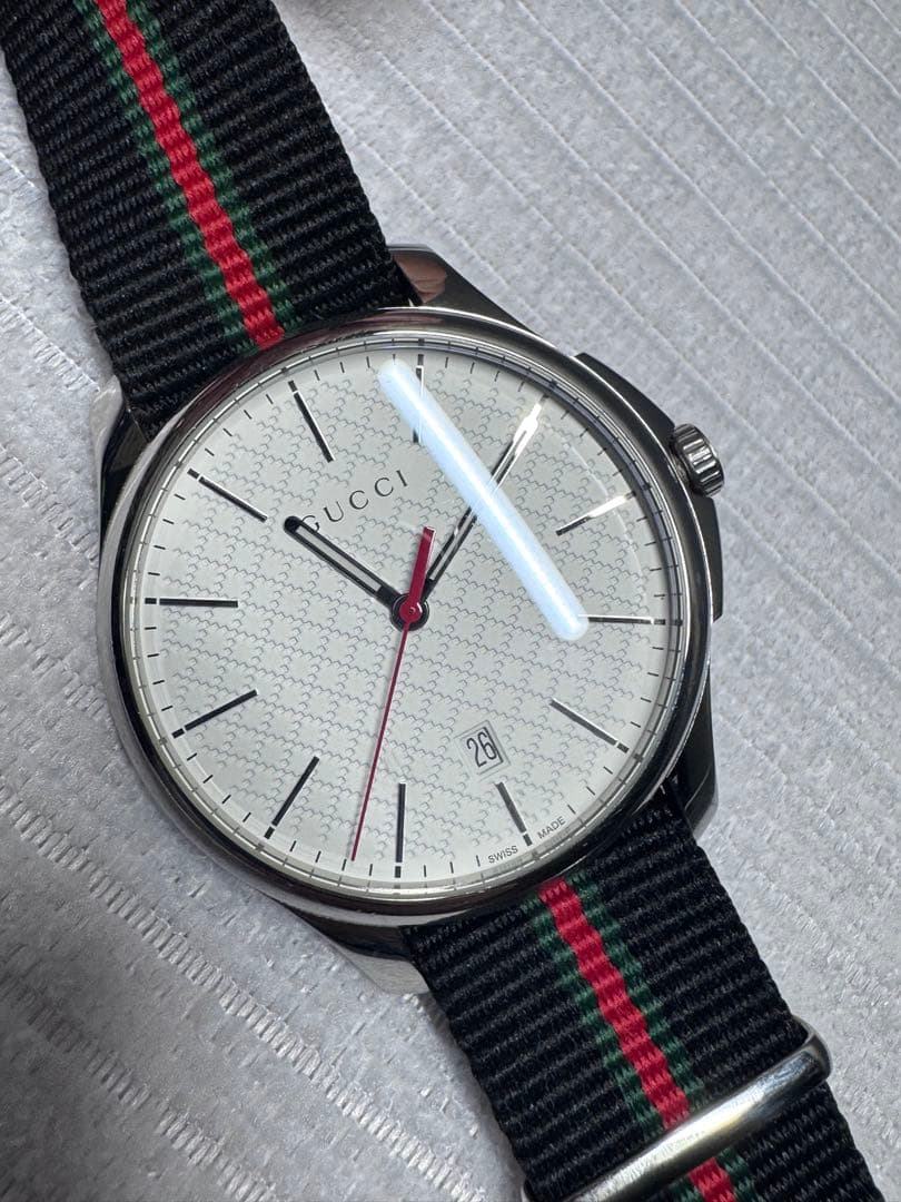 GUCCI ホワイトダイヤル 時計
