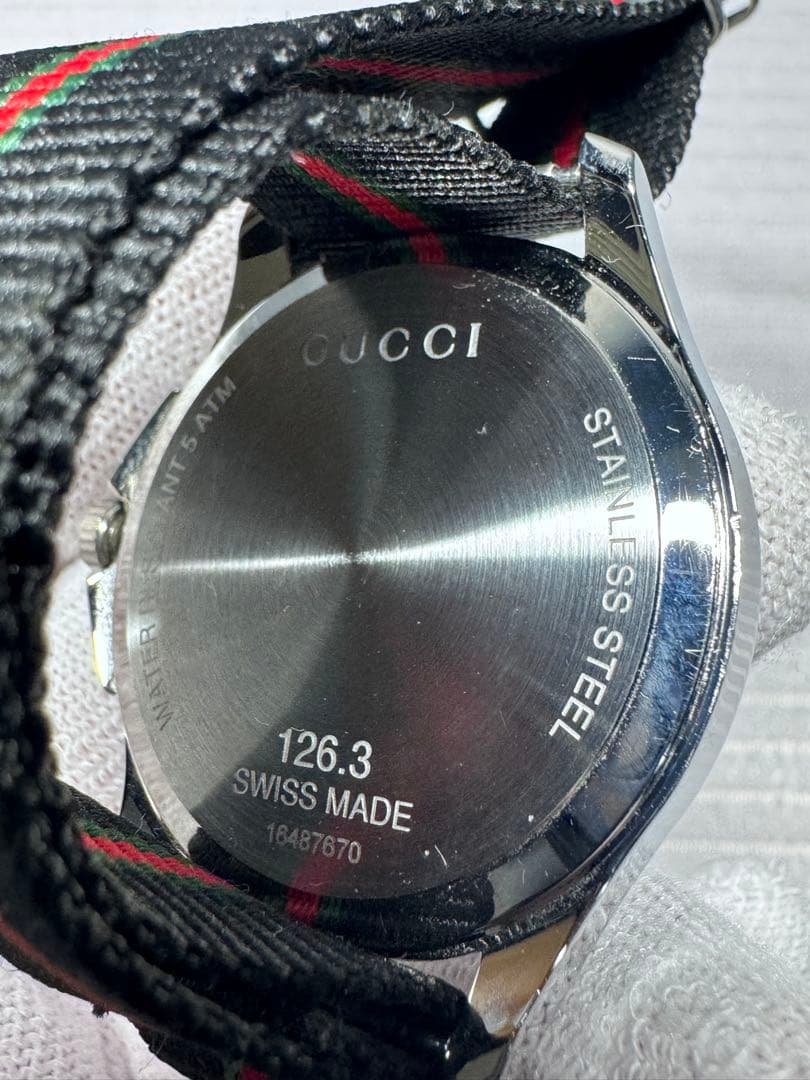 GUCCI ホワイトダイヤル 時計