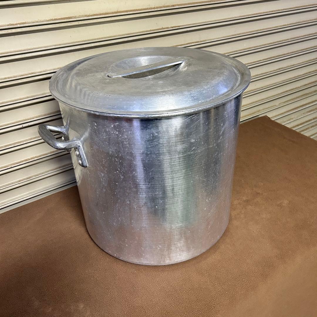 CF45★アルミ製★ 特大 蓋付 寸胴鍋 両手鍋 直径45㎝ 業務用 361