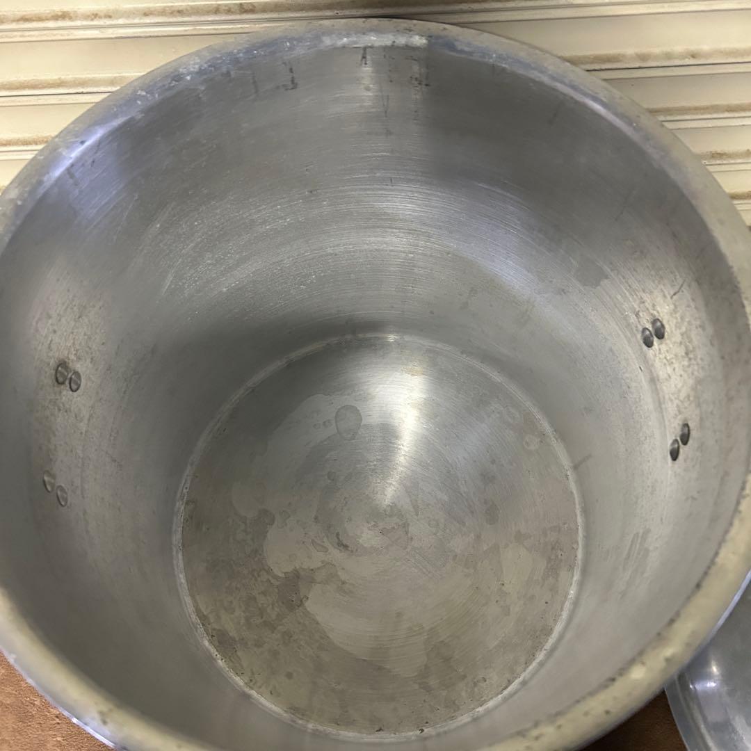 CF45★アルミ製★ 特大 蓋付 寸胴鍋 両手鍋 直径45㎝ 業務用 361