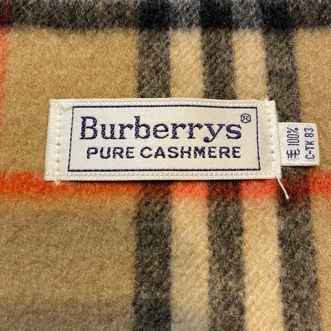 Burberrys ピュアカシミア　ノバチェック　マフラー　美品