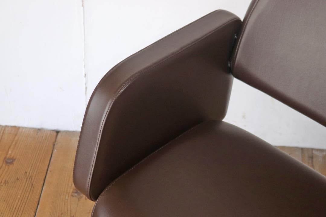 レトロ キャスターチェア アーム オフィス家具 回転 リクライニング 昇降