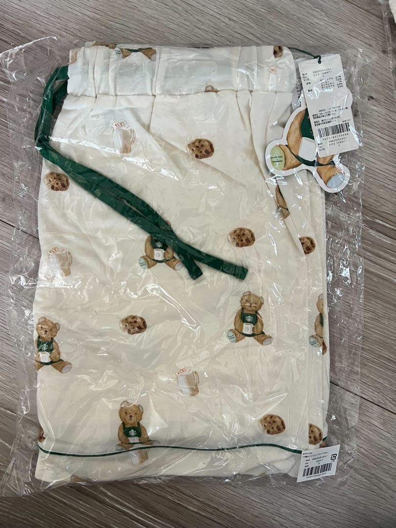 スタバ ジェラートピケ コラボ シャツ パンツ セット