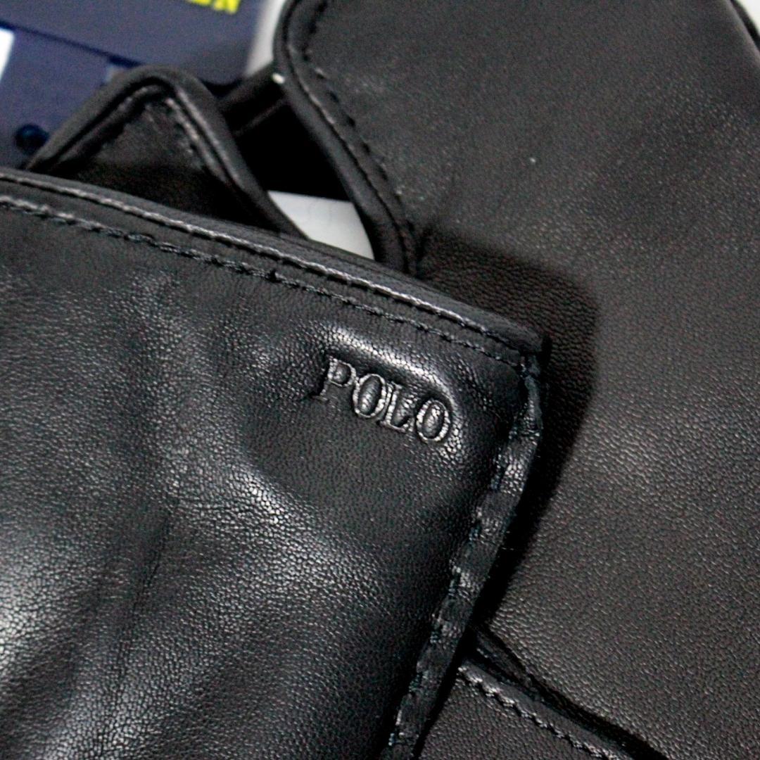 未使用 ポロラルフローレン タッチ対応 柔らかシープスキン 裏地カシミヤ 手袋