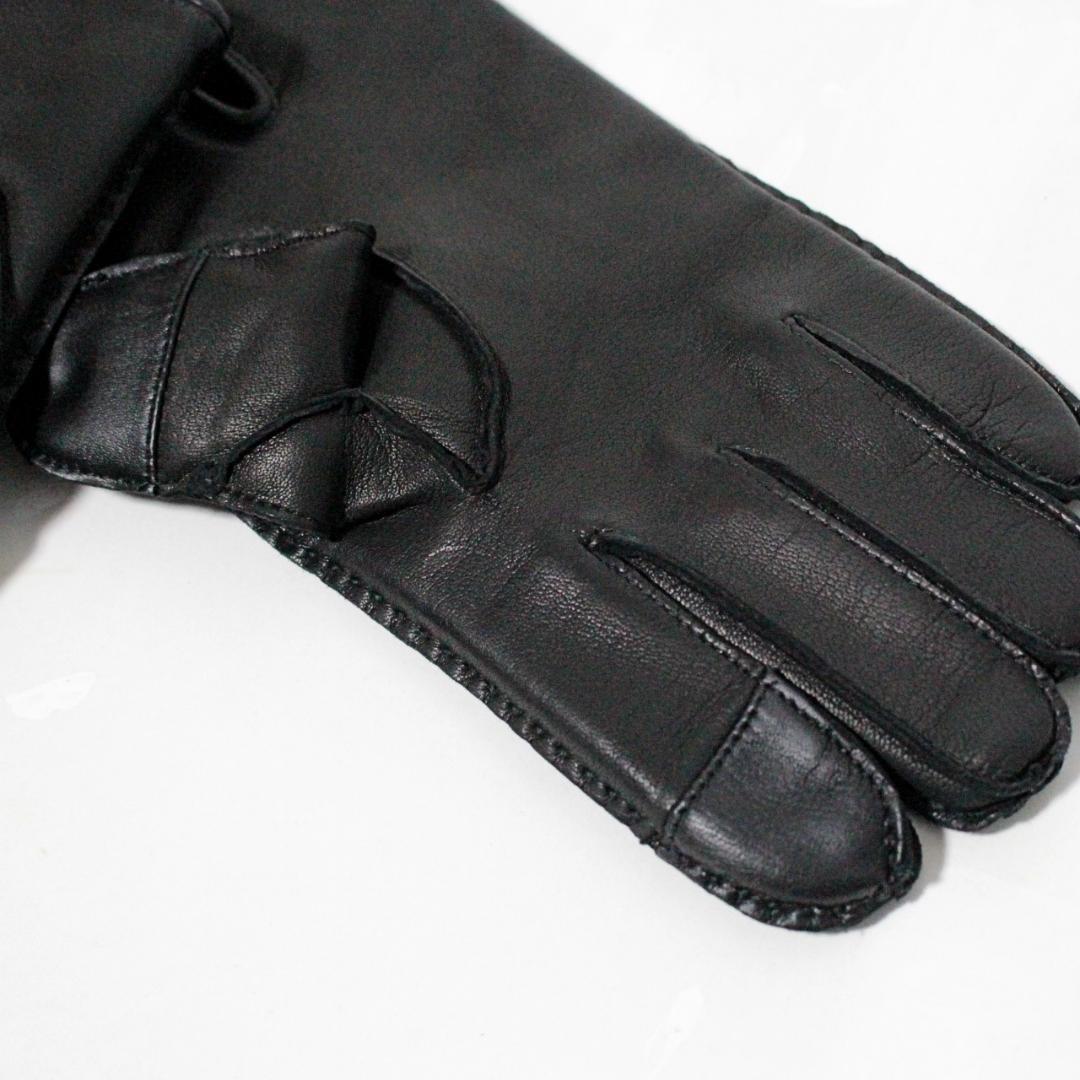 未使用 ポロラルフローレン タッチ対応 柔らかシープスキン 裏地カシミヤ 手袋