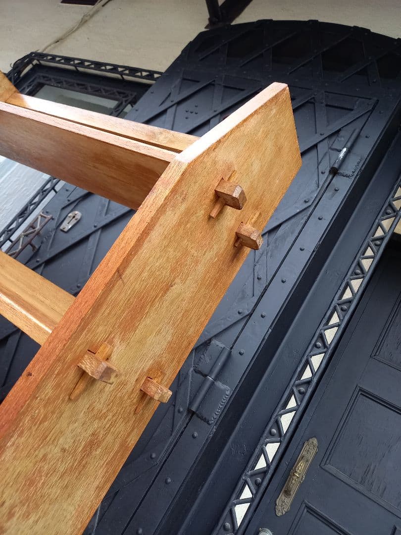 1960's　楔　細工　ウッド　サイド　オープン　ラック　キャビネット　シェルフ