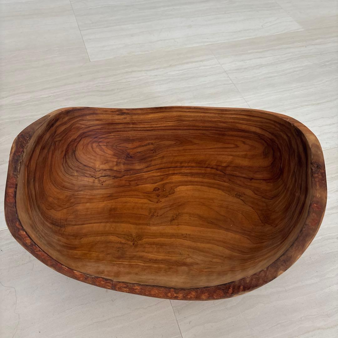 オリーブウッドのサラダボウル　特大