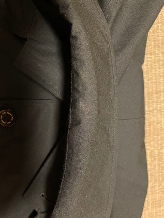 ★パパチン★VAN JAC ダウンライナー付ステンカラーコート ネイビー