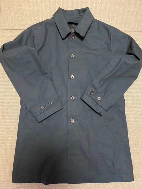 ★パパチン★VAN JAC ダウンライナー付ステンカラーコート ネイビー