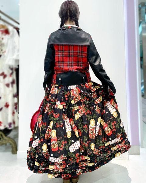 チェックライダースジャケット牛革本革PINKHOUSEピンクハウス