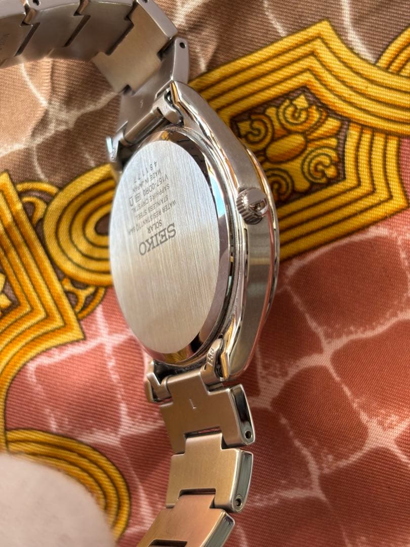 SBPX147ソーラー電池不要文字盤黒　保証期間内綺麗完動