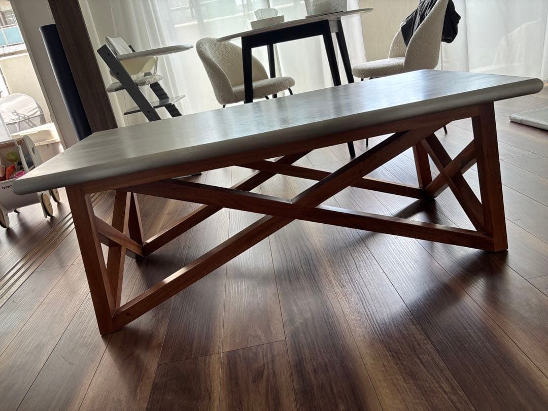 wtw ダブルティー　サイドテーブル　コーヒーテーブル　モダン　【引き取り限定】