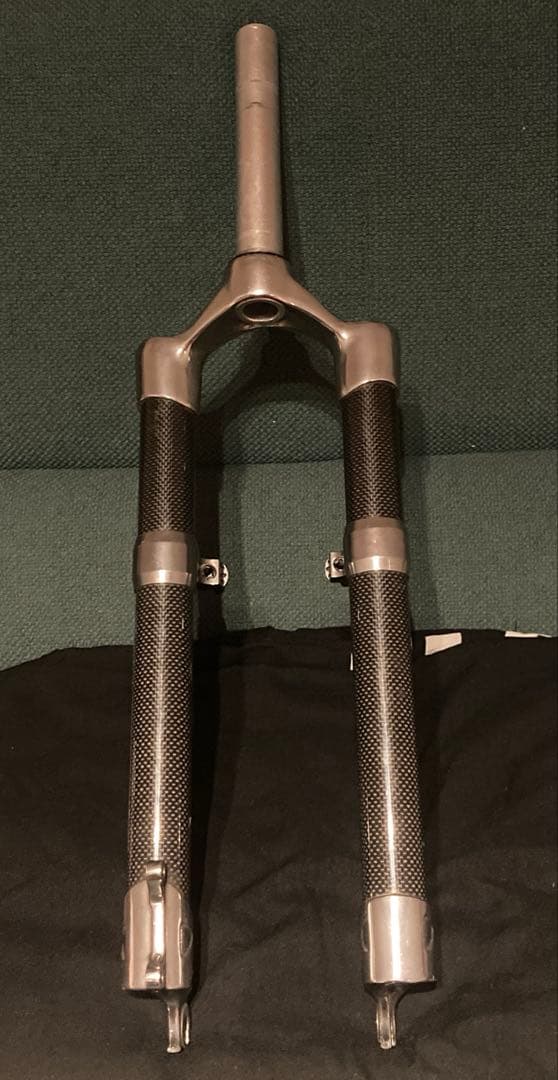 26インチ　カーボン　アルミ フォークmtb